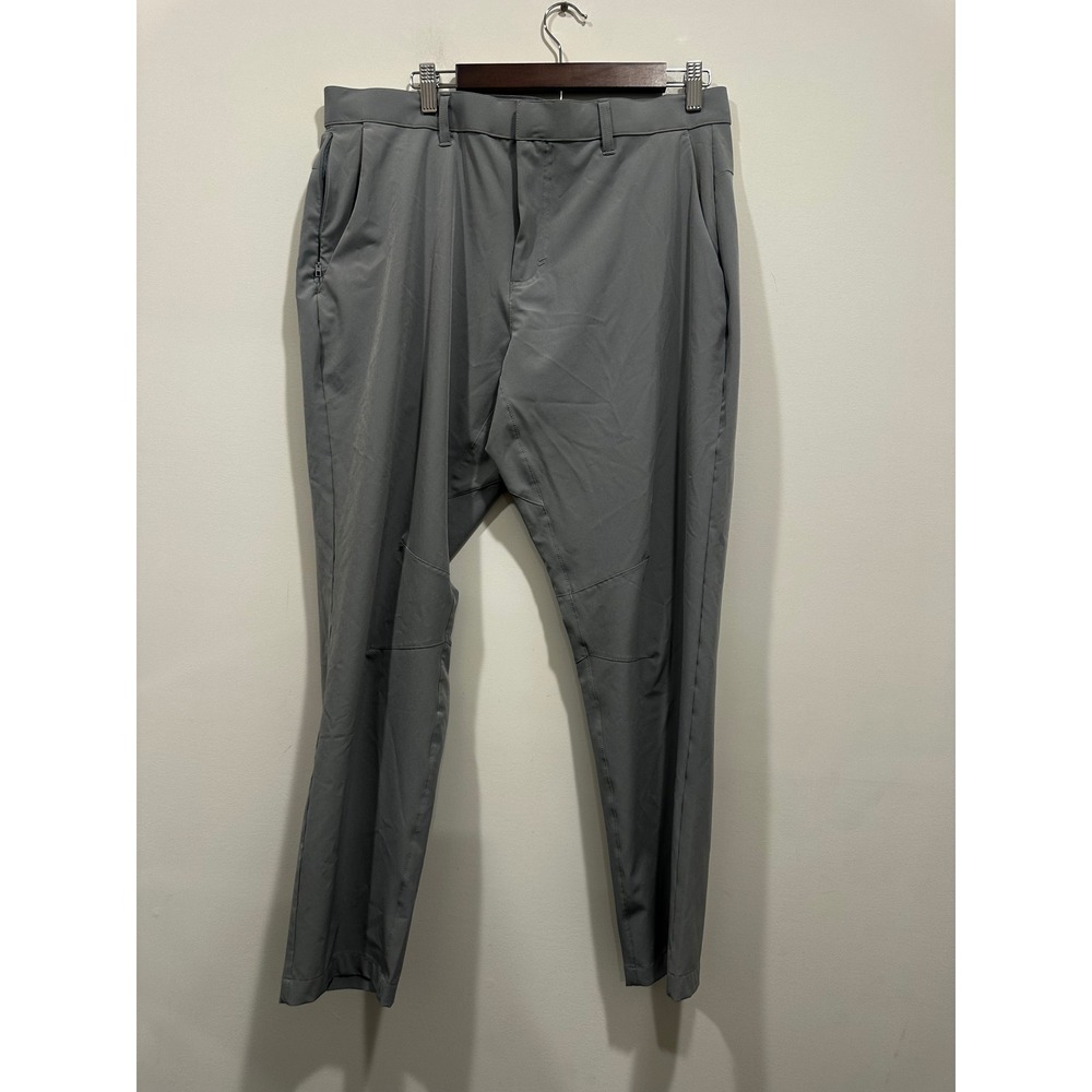 Fabletics The One Pant Mens 36x32 Grey Athletic Tapered Performance Trousers